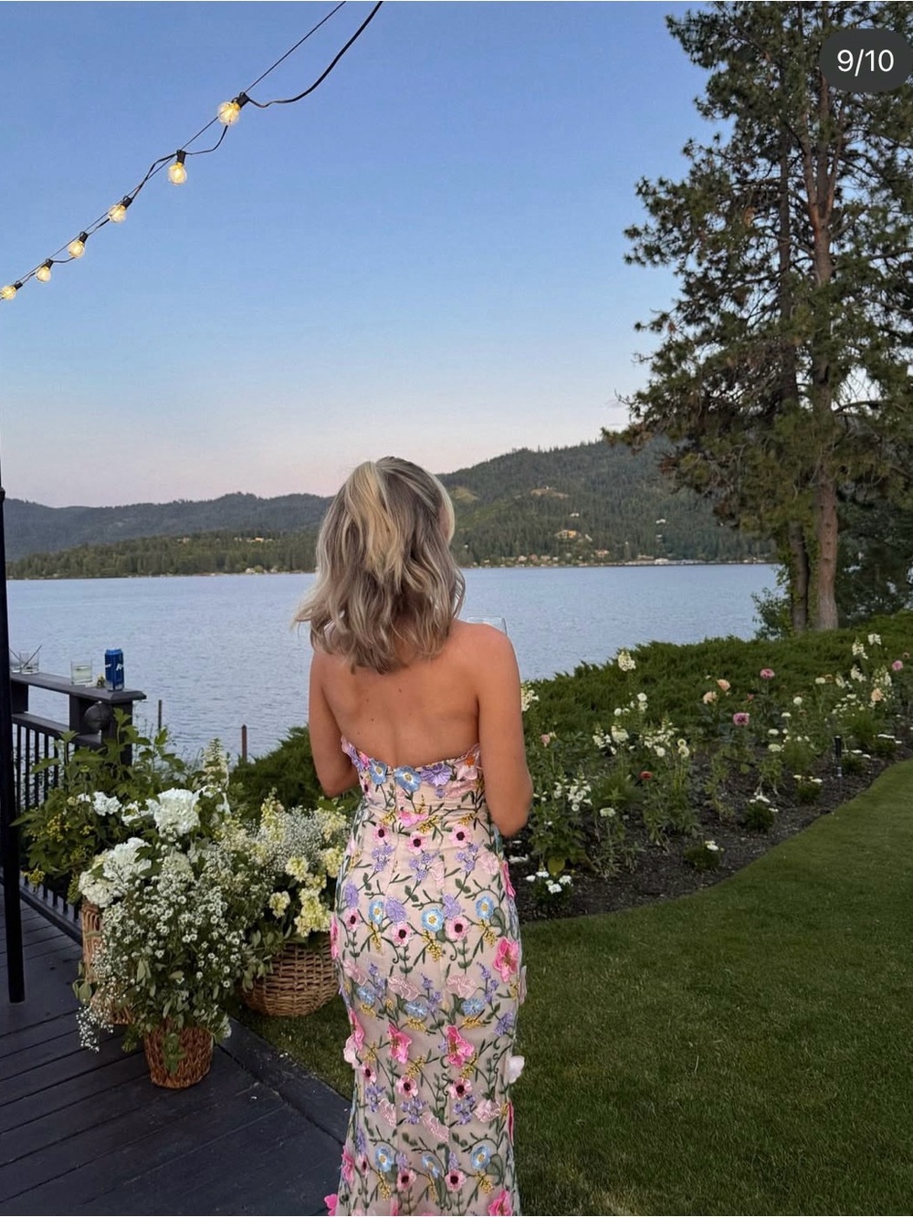 ELLIATT Nydia Gown in Multi Floral - Picture 2 of 5